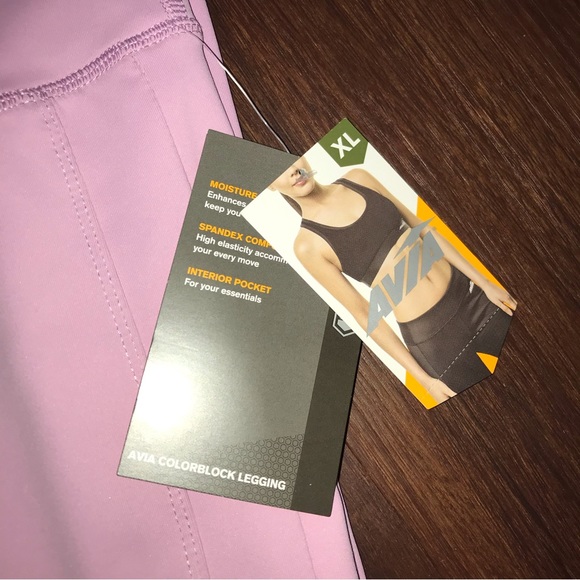 Avia High Waist Full Coverage Fashion Leggings NWT - Picture 3 of 6